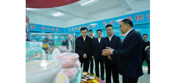 漳州市市委书记张国旺、市长王进足莅临金年会app指导食品产业发展